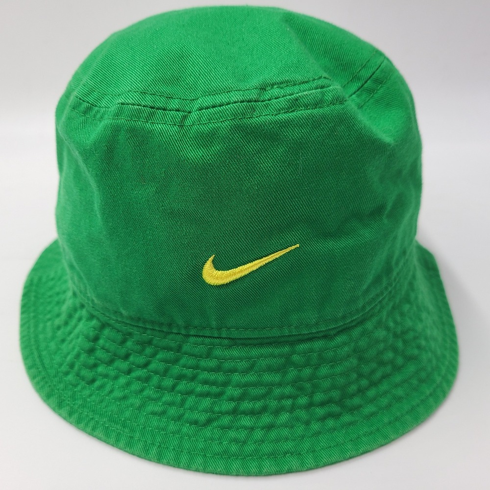 Oregon Ducks Bucket Hat Nike Fitted M-L Green White NCAA University Swoosh Men - Picture 5 of 9